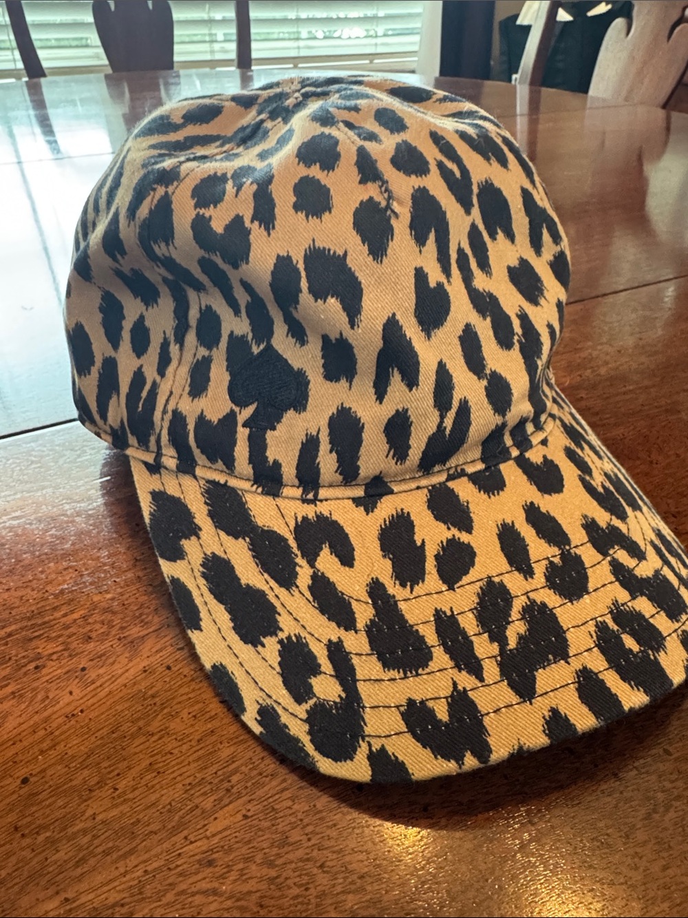 Kate Spade NY Leopard Print Baseball Cap - Tan & Black